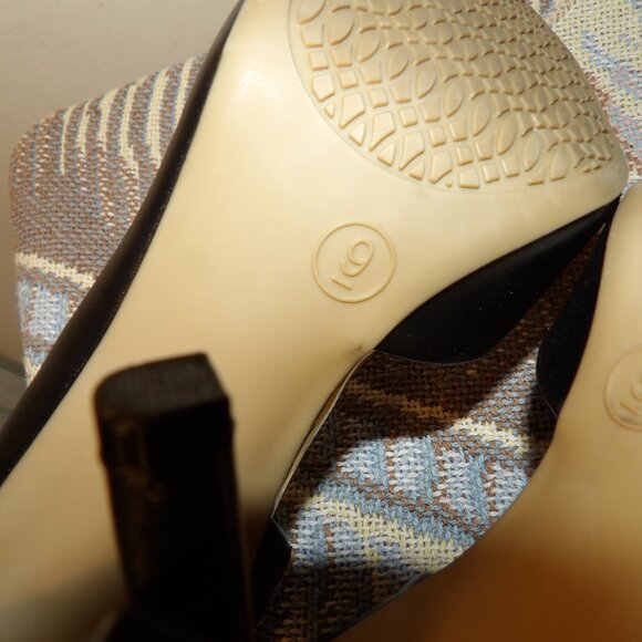 GUC Merona Vegan Leather Heels Sz 9 - Picture 8 of 8